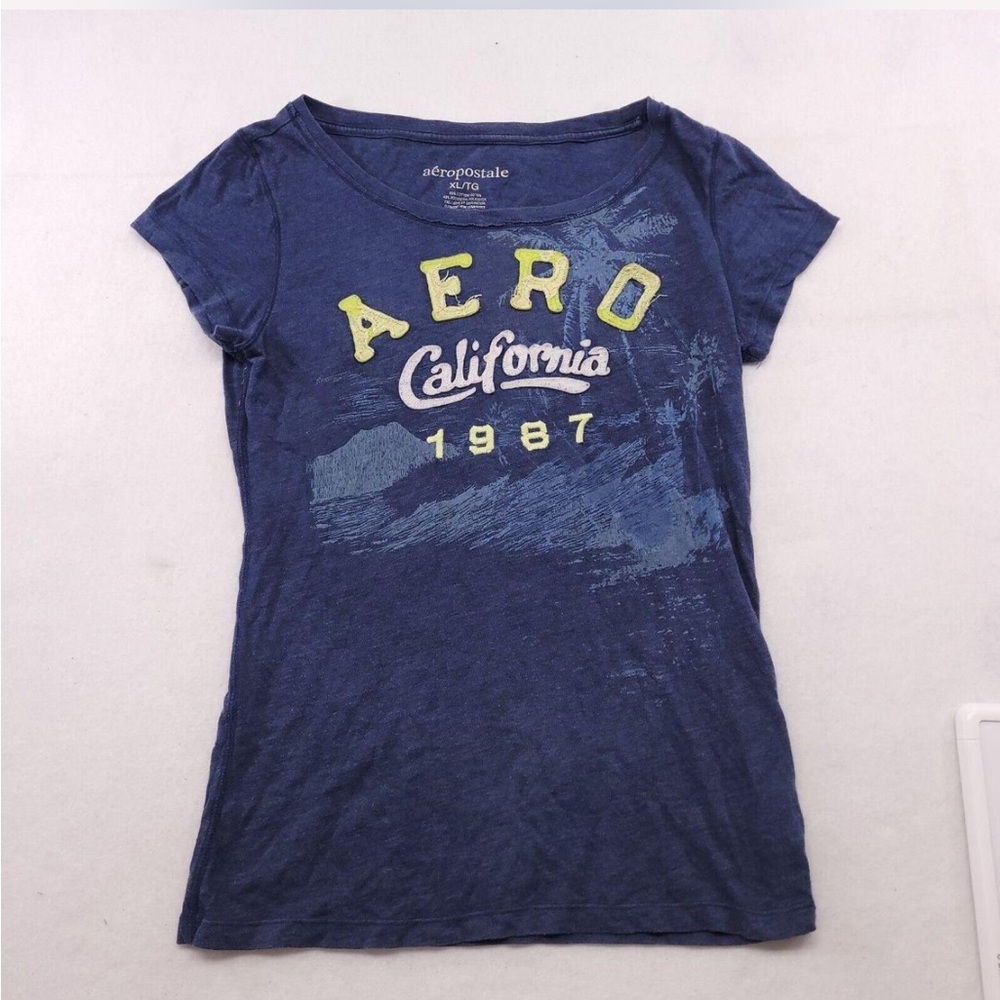 Vintage Aeropostale Navy Blue T-Shirt